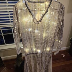 RAGA Sheer Patterned Dress